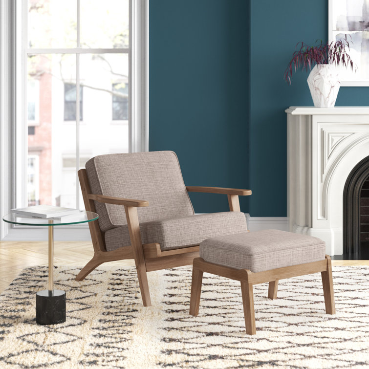Mercury RowÂ® Adal 29.33'' Wide Armchair and Ottoman | Wayfair.ca